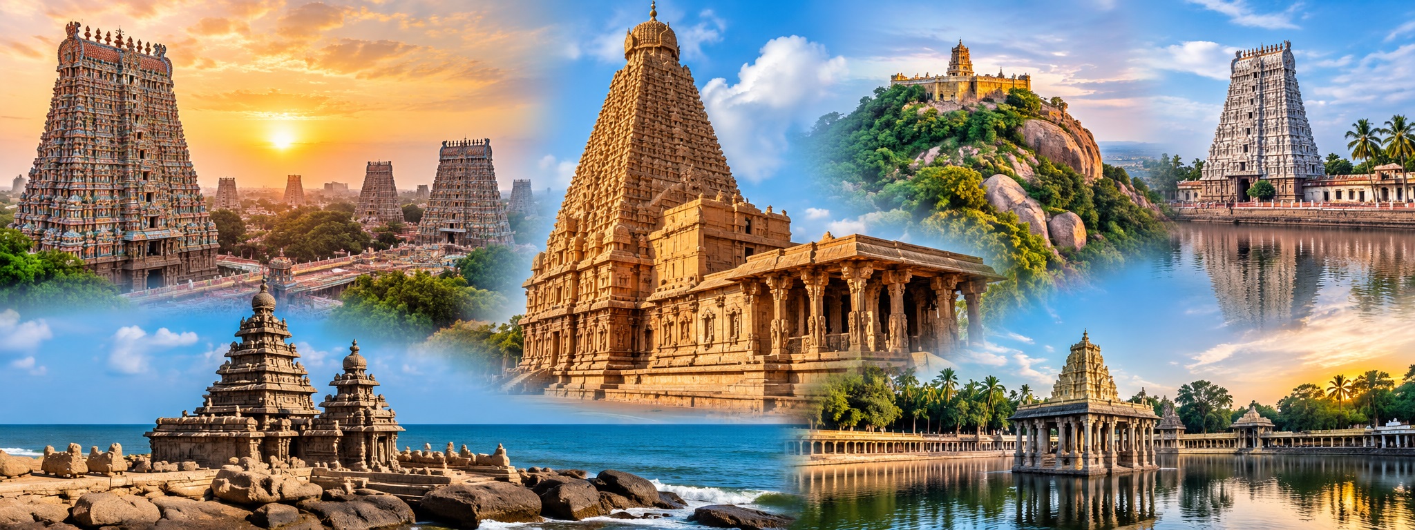 Beautiful South Indian temple architecture